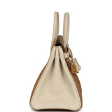 Hermes Special Order (HSS) Birkin 25 Biscuit and Craie Togo Brushed Gold Hardware - Thumbnail View 3