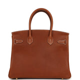 Hermes Birkin 30 Fauve Barenia Faubourg Gold Hardware - Thumbnail View 4