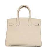 Hermes Birkin 30 Craie Togo Palladium Hardware - Thumbnail View 4