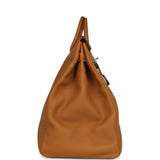 Pre-owned Hermes Birkin HAC 50 Caramel Togo Palladium Hardware - Thumbnail View 3