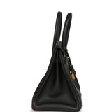 Pre-owned Hermes Birkin 30 Black Epsom Gold Hardware - Thumbnail View 3