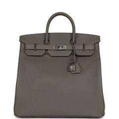 Hermes HAC Birkin 40 Gris Meyer Togo Palladium Hardware