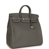 Hermes HAC Birkin 40 Gris Meyer Togo Palladium Hardware - Thumbnail View 2