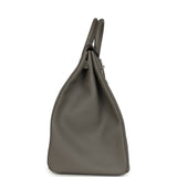 Hermes HAC Birkin 40 Gris Meyer Togo Palladium Hardware - Thumbnail View 3