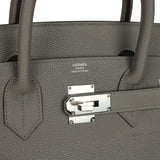 Hermes HAC Birkin 40 Gris Meyer Togo Palladium Hardware - Thumbnail View 7