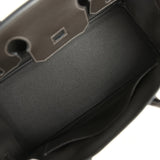 Hermes Shoulder Birkin Light 29 Vert Bronze Evercolor Palladium Hardware - Thumbnail View 8