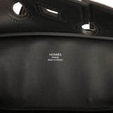 Hermes Birkin 25 Cargo Vert Mangrove Toile Goeland and Black Swift Palladium Hardware - Thumbnail View 7