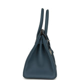 Hermes Birkin 30 Bleu Tempete Togo Palladium Hardware - Thumbnail View 3