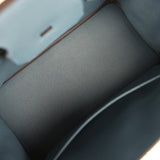 Hermes Birkin 30 Bleu Tempete Togo Palladium Hardware - Thumbnail View 8