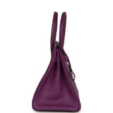Vintage Hermes Birkin 30 Cyclamen Chevre Mysore Palladium Hardware - Thumbnail View 3