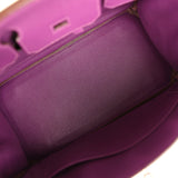 Vintage Hermes Birkin 30 Cyclamen Chevre Mysore Palladium Hardware - Thumbnail View 8