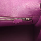 Vintage Hermes Birkin 30 Cyclamen Chevre Mysore Palladium Hardware - Thumbnail View 9