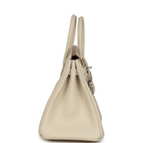 Hermes Birkin 25 Craie Togo Palladium Hardware - Thumbnail View 3