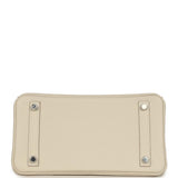 Hermes Birkin 25 Craie Togo Palladium Hardware - Thumbnail View 6