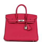 Hermes Birkin 25 Rose Mexico Togo Palladium Hardware - Thumbnail View 1