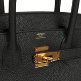 Hermes Birkin 30 Black Togo Gold Hardware - Thumbnail View 7