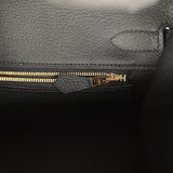 Hermes Birkin 30 Black Togo Gold Hardware - Thumbnail View 9