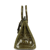 Hermes Birkin 25 Vert Veronese Shiny Niloticus Crocodile Gold Hardware - Thumbnail View 3