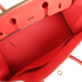 Pre-owned Hermes Birkin 25 Rose Jaipur Epsom Palladium Hardware - Thumbnail View 8