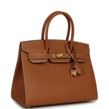 Hermes Birkin Sellier 30 Gold Epsom Gold Hardware - Thumbnail View 2