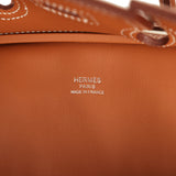 Hermes Birkin 25 Cargo Ecru Toile Goeland and Gold Swift Palladium Hardware - Thumbnail View 7