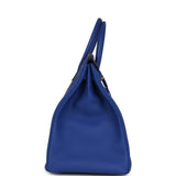 Hermes Birkin 40 Bleu Royal Togo Gold Hardware - Thumbnail View 3