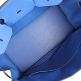 Hermes Birkin 40 Bleu Royal Togo Gold Hardware - Thumbnail View 8