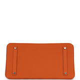 Hermes Birkin 35 Orange Togo Palladium Hardware - Thumbnail View 6