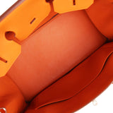 Hermes Birkin 35 Orange Togo Palladium Hardware - Thumbnail View 8