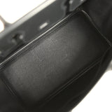 Pre-owned Hermes Birkin 30 Black Epsom Palladium Hardware - Thumbnail View 8