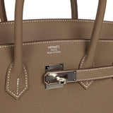 Hermes Birkin 35 Etoupe Togo Palladium Hardware - Thumbnail View 7