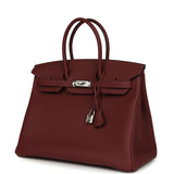 Hermes Birkin 35 Rouge H Togo Palladium Hardware - Thumbnail View 5