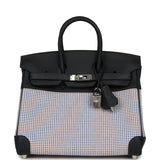 Hermes Birkin Quadrille 25 Caban Swift and Toile Palladium Hardware - Thumbnail View 1