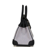 Hermes Birkin Quadrille 25 Caban Swift and Toile Palladium Hardware - Thumbnail View 3