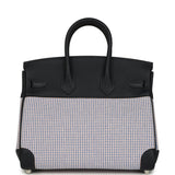 Hermes Birkin Quadrille 25 Caban Swift and Toile Palladium Hardware - Thumbnail View 4