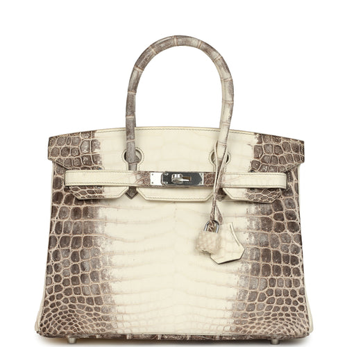 Hermes Birkin 30 Himalaya Niloticus Crocodile Palladium Hardware