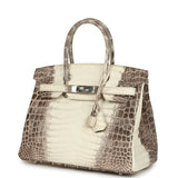 Hermes Birkin 30 Himalaya Niloticus Crocodile Palladium Hardware - Thumbnail View 5
