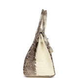 Hermes Birkin 30 Himalaya Niloticus Crocodile Palladium Hardware - Thumbnail View 3