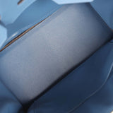Pre-owned Hermes Birkin 35 Bleu Agate Clemence Gold Hardware - Thumbnail View 8