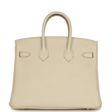 Hermes Birkin 25 Craie Togo Gold Hardware - Thumbnail View 4
