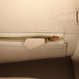 Hermes Birkin 25 Craie Togo Gold Hardware - Thumbnail View 8
