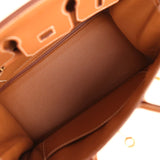 Pre-owned Hermes Birkin 25 Gold Togo Gold Hardware - Thumbnail View 8