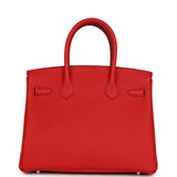 Pre-owned Hermes Birkin 30 Rouge de Coeur Togo Palladium Hardware - Thumbnail View 4