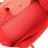 Pre-owned Hermes Birkin 30 Rouge de Coeur Togo Palladium Hardware - Thumbnail View 8