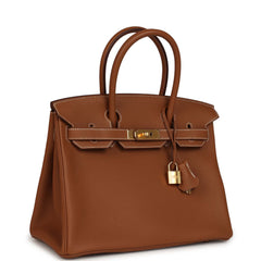 Hermes Birkin 30 Gold Togo Gold Hardware