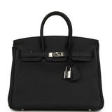 Hermes Birkin 25 Black Togo Palladium Hardware - Thumbnail View 1