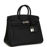 Hermes Birkin 25 Black Togo Palladium Hardware - Thumbnail View 2