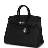 Hermes Birkin 25 Black Togo Palladium Hardware - Thumbnail View 5