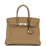 Hermes Birkin 30 Poussiere Togo Permabrass Hardware - Thumbnail View 1