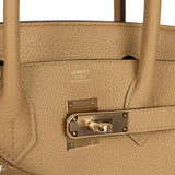 Hermes Birkin 30 Poussiere Togo Permabrass Hardware - Thumbnail View 7